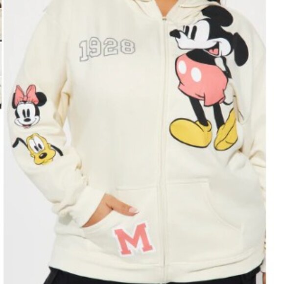 NWT Disney Original MICKEY MOUSE ZIP FRONT HOODIE JACKET - Picture 6 of 6